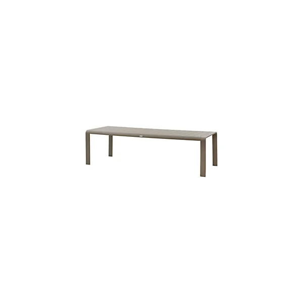 Table de jardin 10 personnes Domilly coloris café Hespéride L.259,5 x l.75 x H.100 cm