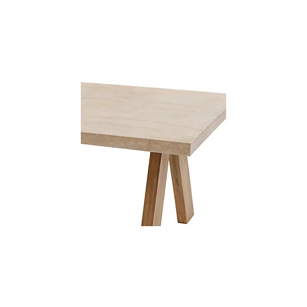 Table de jardin 8 personnes Venizia coloris acacia Hespéride L.250 x l.100 x H.76 cm