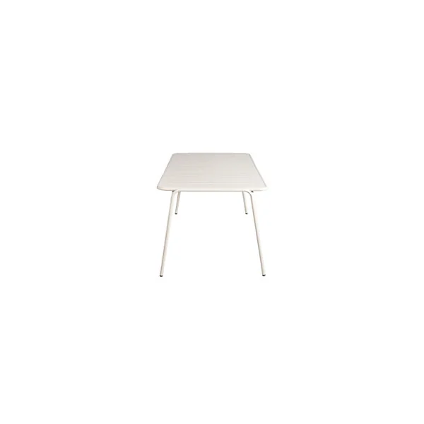 Table de jardin acier Atlas crème Arcane L.160 x l.90 x H.75 cm