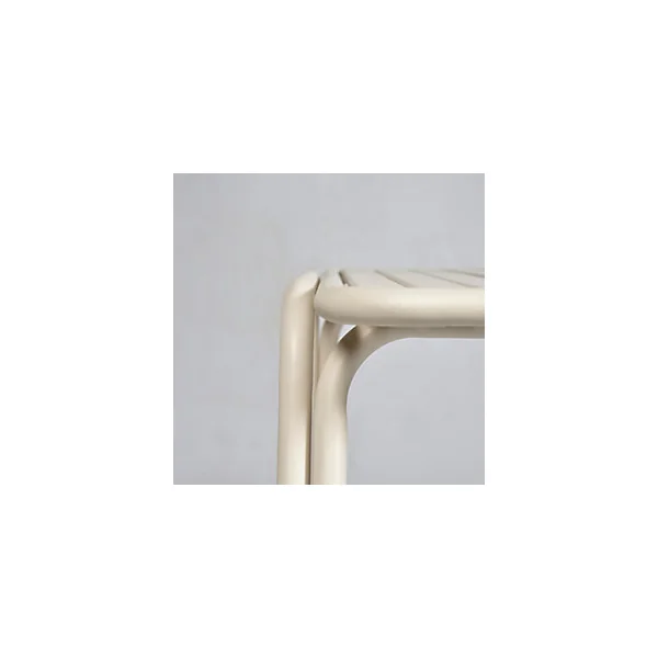 Table de jardin acier Atlas crème Arcane L.160 x l.90 x H.75 cm