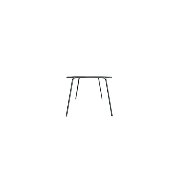 Table de jardin acier Atlas gris anthracite Arcane L.160 x l.90 x H.75 cm