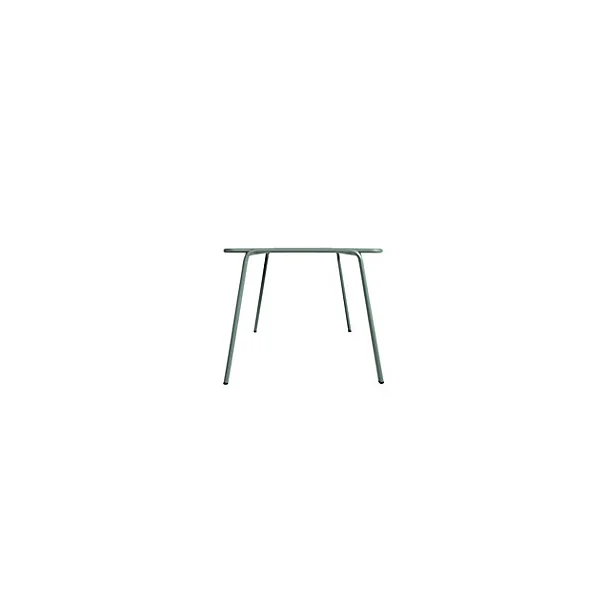 Table de jardin acier vert Atlas Arcane L.160 x l.90 x H.75 cm