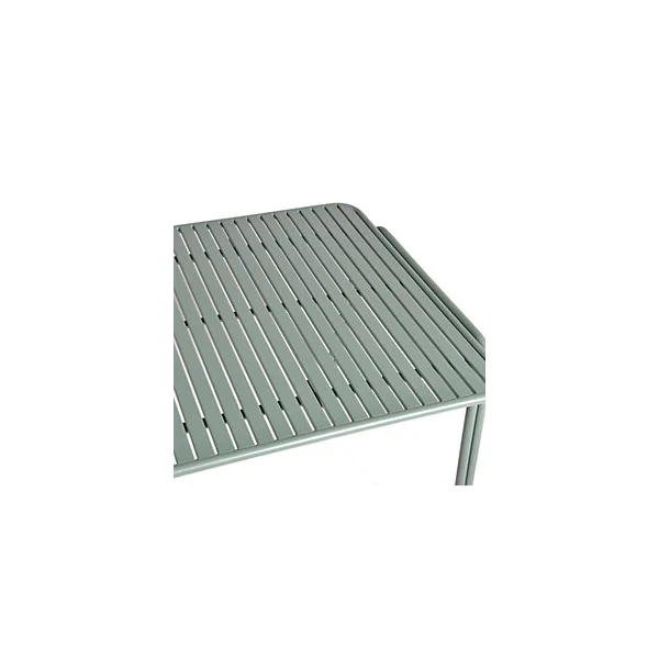 Table de jardin acier vert Atlas Arcane L.160 x l.90 x H.75 cm