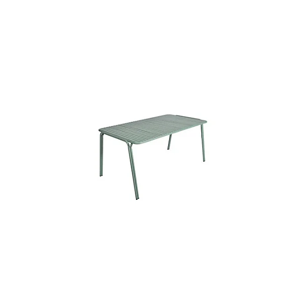 Table de jardin acier vert Atlas Arcane L.160 x l.90 x H.75 cm