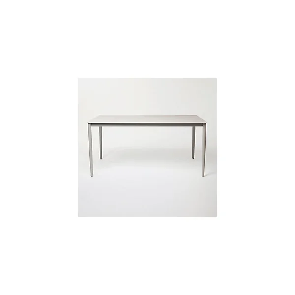 Table de jardin aluminium rectangulaire Blooma Mayotte grise 160 x 90 cm
