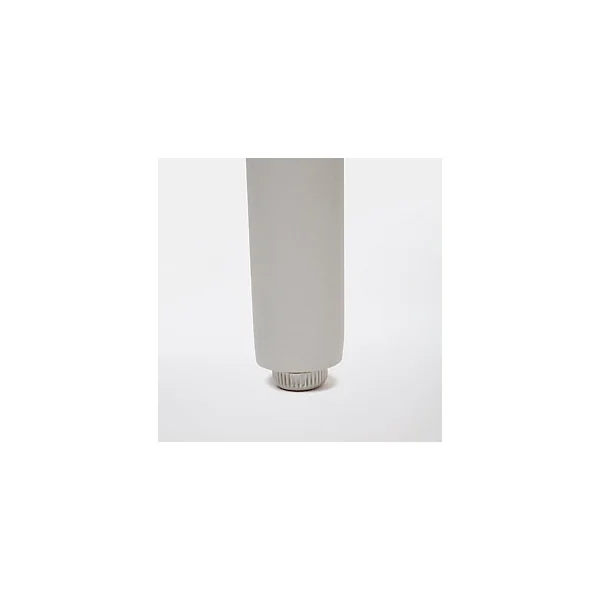 Table de jardin aluminium rectangulaire Blooma Mayotte grise 160 x 90 cm