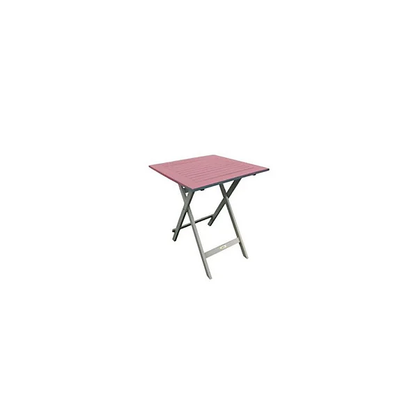 Table de jardin burano orchidée pliante 65 x 65 cm