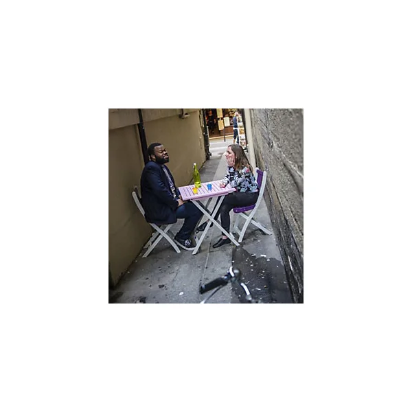 Table de jardin burano orchidée pliante 65 x 65 cm