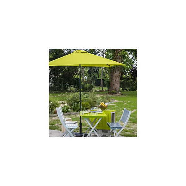 Table de jardin console de jardin anis pliante burano 130 x 65 cm