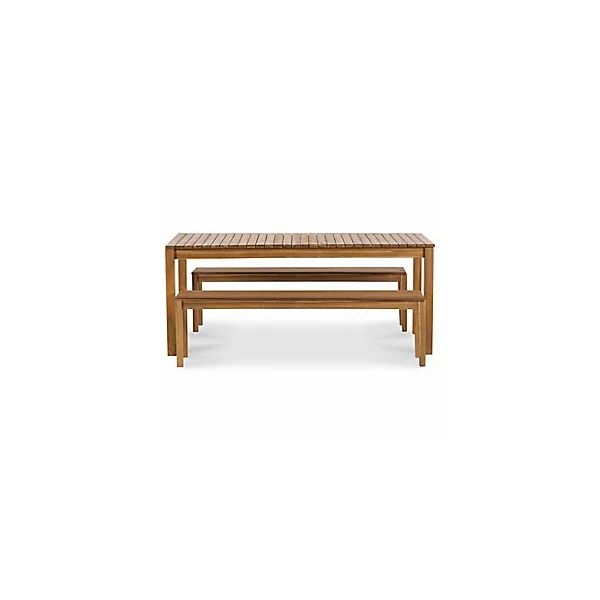 Table de jardin Denia en bois L.150 x l.90 x H.75 cm GoodHome