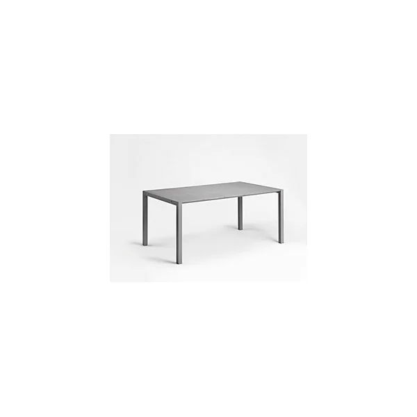 Table de jardin Eden Grosfillex L.165 x l.87 x H.74 cm gris platinium