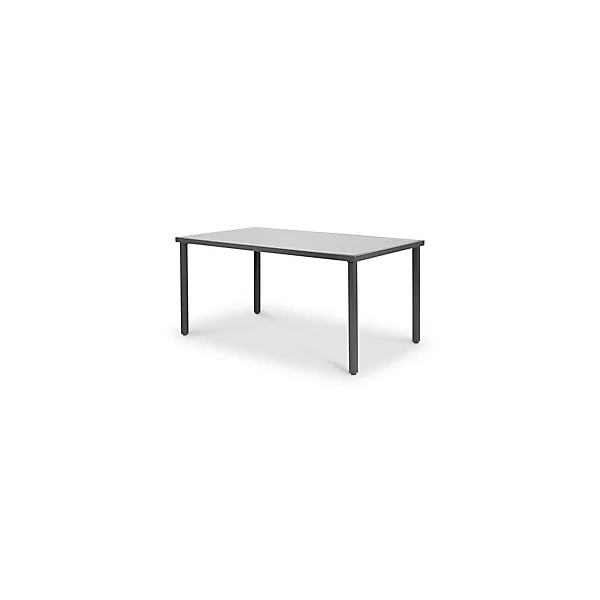 Table de jardin en acier Dallas 150 x 90 cm