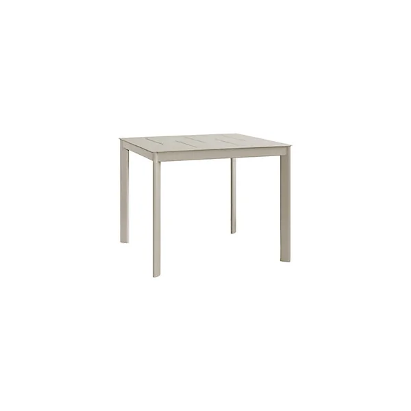 Table de jardin en aluminium Santa Cruz GoodHome coloris peyote 2-4 personnes