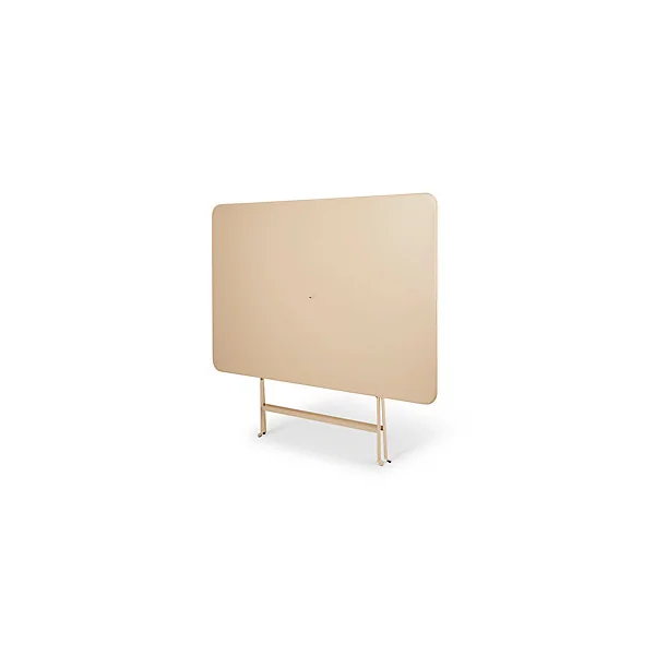 Table de jardin en métal Bistro muscade pliante 117 x 77 cm Fermob