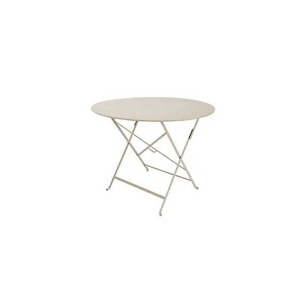 Table de jardin en métal Bistro muscade pliante ø96 cm Fermob