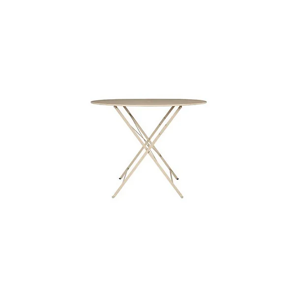 Table de jardin en métal Bistro muscade pliante ø96 cm Fermob