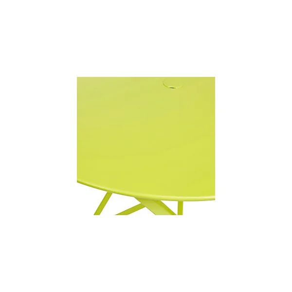 Table de jardin en métal Bistro verveine pliante ø77 cm Fermob