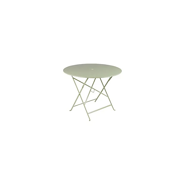 Table de jardin en métal Bistro Ø 96 cm vert tilleul Fermob