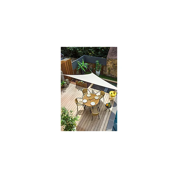 Table de jardin en teck Cocos ø105 cm
