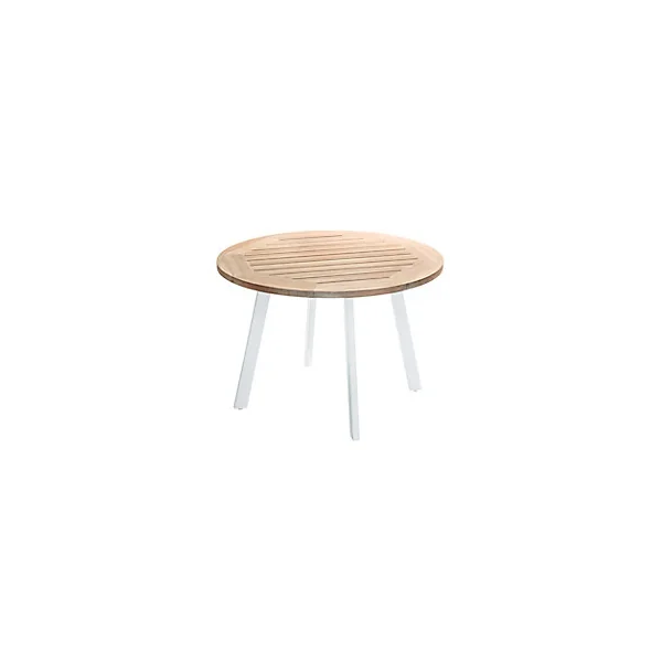 Table de jardin en teck Flores ø105 cm