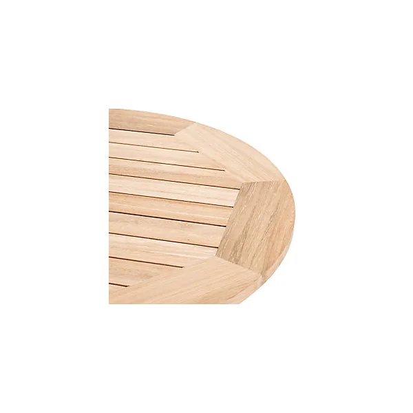 Table de jardin en teck Flores ø105 cm