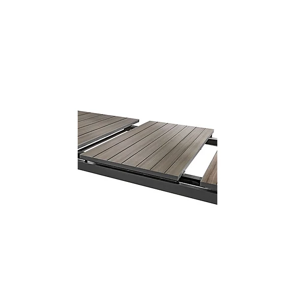 Table de jardin Evasion en aluminium coloris seigle L.274 x l.110 x H.77 cm