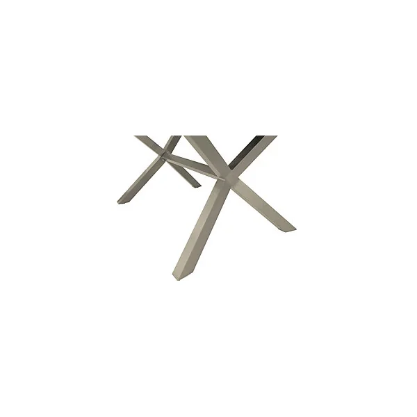 Table de jardin extensible Absolu crème céramique Lenk Proloisirs L.180/280 x l.100 x H.76,5 cm