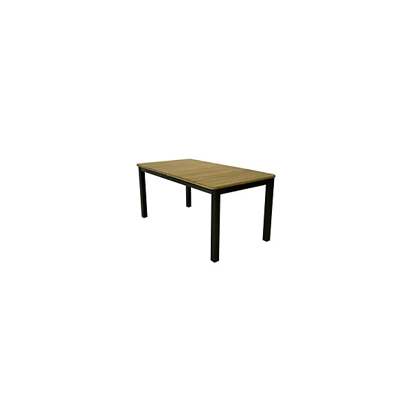 Table de jardin extensible Balito en aluminium et bois d'acacia L.160/220 x l.90 x H.74 cm Proloisirs