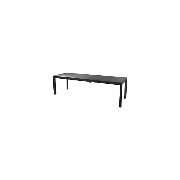 Table de jardin extensible en aluminium Proloisirs Elena II 190 x 90 cm graphite