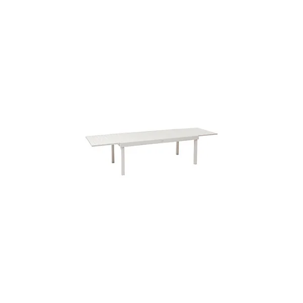 Table de jardin extensible Piazza aluminium blanc argile L.200/320 x l.100 x H.75 cm