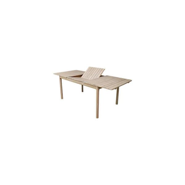 Table de jardin extensible Riveo en bois d'acacia L.150/200 x l.90 x H.75 cm GoodHome