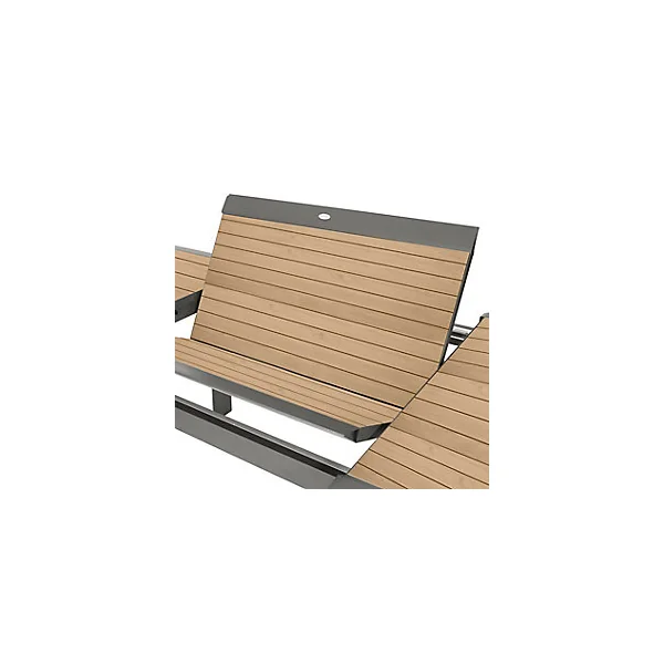 Table de jardin Hespéride Allure 254 x 115 cm honey et praline