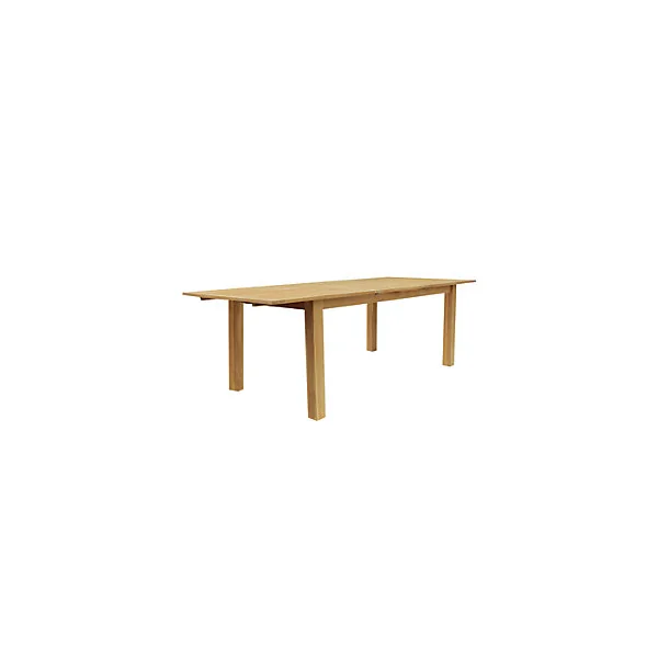Table de jardin Molara en bois coloris naturel L.180/240 x l.106 x H.75 cm
