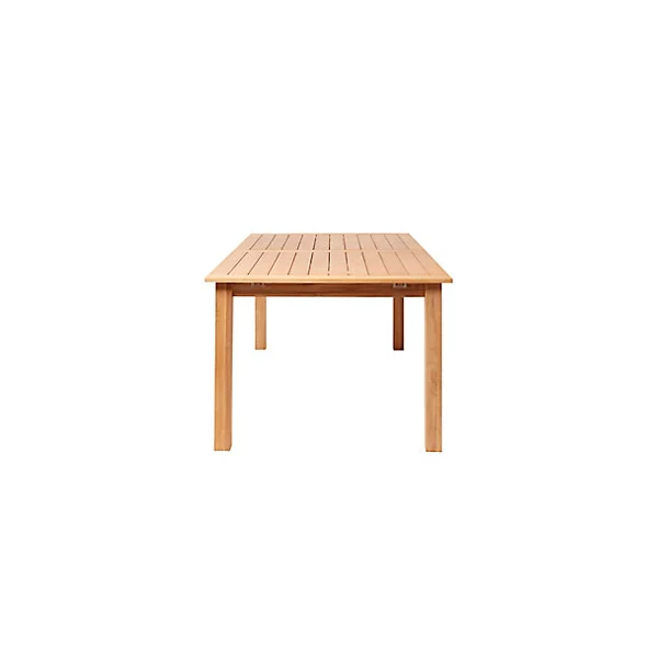 Table de jardin Molara en bois coloris naturel L.180/240 x l.106 x H.75 cm