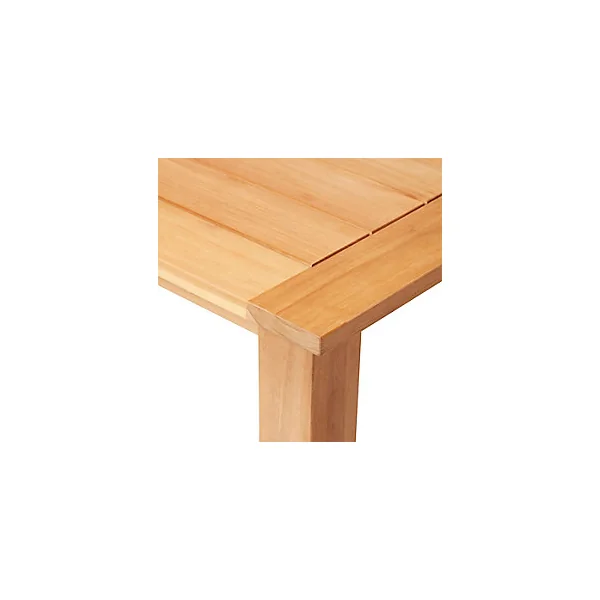 Table de jardin Molara en bois coloris naturel L.180/240 x l.106 x H.75 cm