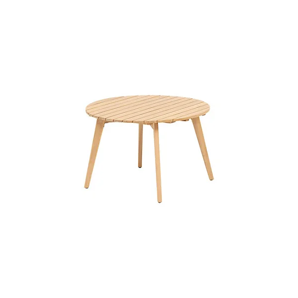 Table de jardin Olvinia bois d'acacia Ø61,9 x H.40 cm