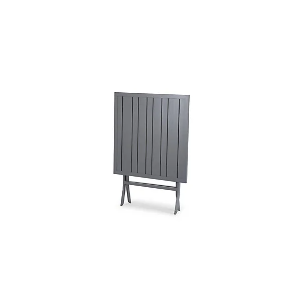 Table de jardin pliante en aluminium Batang 73 x 73 cm anthracite
