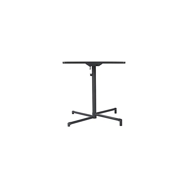 Table de jardin pliante en métal Tinian 70 x 70 cm