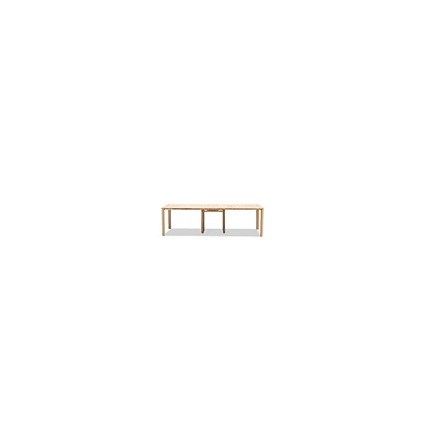 Table de jardin pliante extensible rectangulaire en aluminium effet bois 14 personnes Jardiline