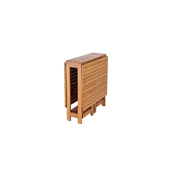 Table de jardin pliante extensible Virginia en bois coloris acacia L.26/132 x l.63 x H.75 cm