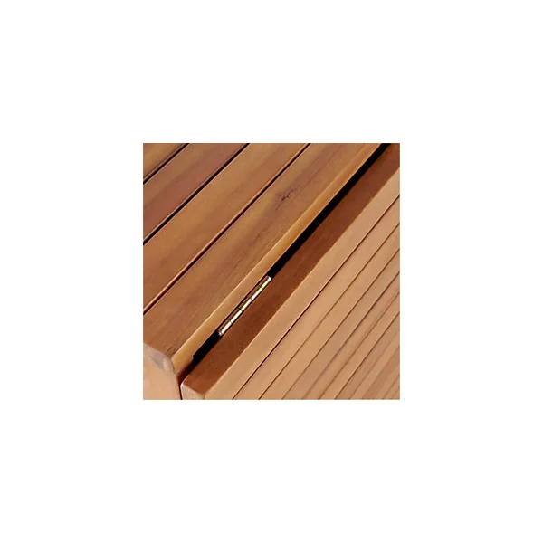 Table de jardin pliante extensible Virginia en bois coloris acacia L.26/132 x l.63 x H.75 cm