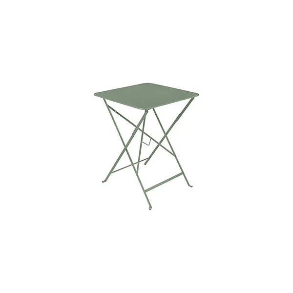 Table de jardin pliante Fermob Bistro en métal - Coloris cactus - L.57 x l.57 x H.74 cm