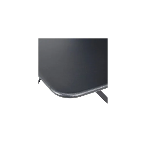Table de jardin pliante Fermob Bistro en métal - Coloris carbone - L.117 x l.77 x H.74 cm
