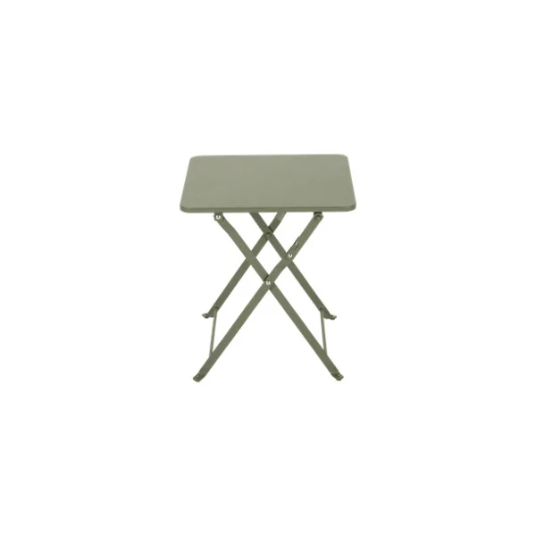 Table de jardin pliante Saba en acier coloris vert L.40 x l.40 x H.45 cm GoodHome