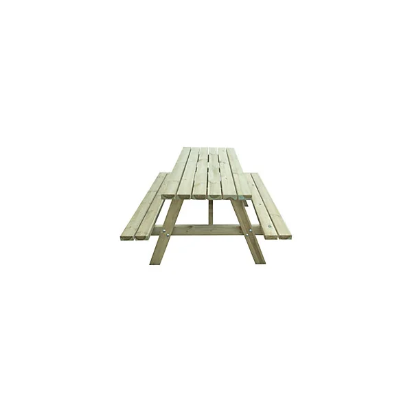Table de picnic en bois vert L.178 x l.130 x H.73 cm Stelmet