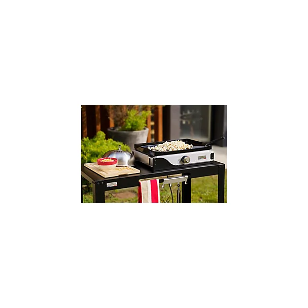 Table desserte 110 XL acier noir Le Marquier