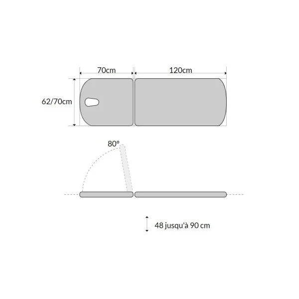 Table d'examen électrique CE-0120-R