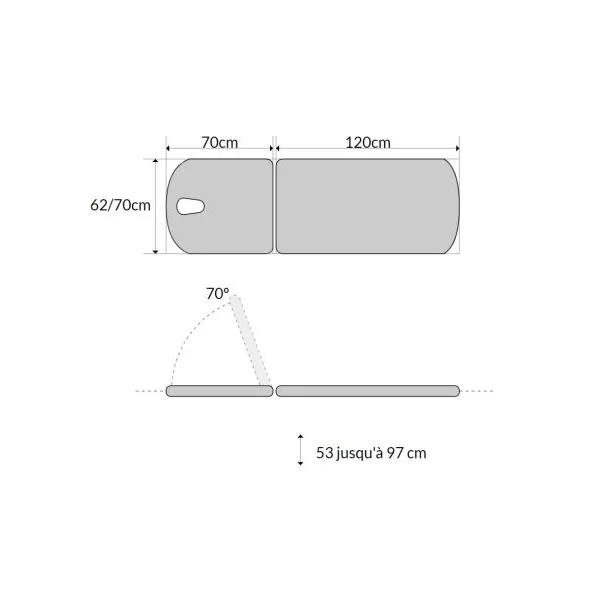 Table d'examen électrique CE-0127