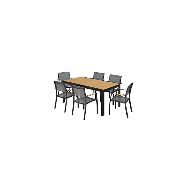 Table extensible Goodhome VAO 6 à 8 personnes