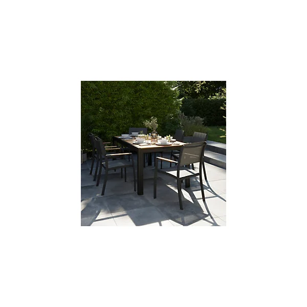 Table extensible Goodhome VAO 6 à 8 personnes